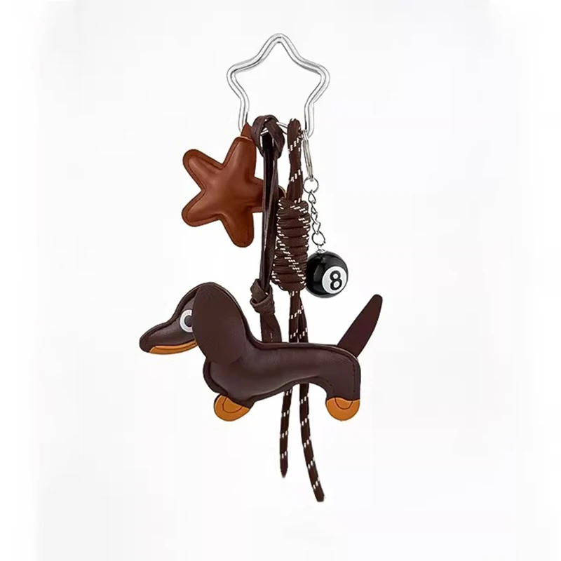 Neue Wurst Hund Tasche Charme Schlüsselanhänger DIY Anhänger, Wurst Hund Handtasche Brieftasche hängen dekorativ, Schlüsselanhänger Zubehör – Detail 17