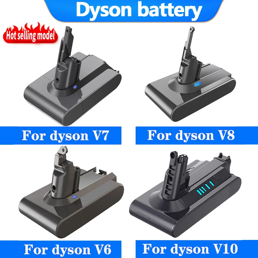 21.6V Batterie for Dyson V6 V7 V8 V10 Series SV12 DC62 DC58 SV11 SV10 SV12 SV11 sv10 Handheld Vacuum Cleaner Spare battery