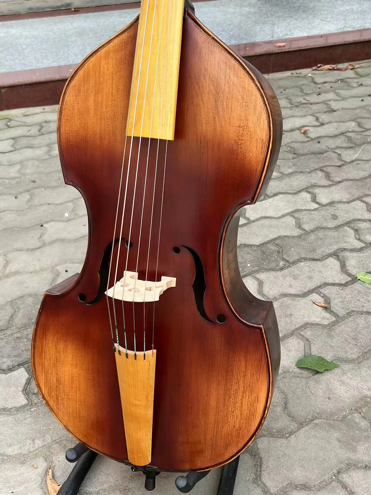 Baroque style SONG maestro 6 strings 25"viola da gamba whole flamed back #14159
