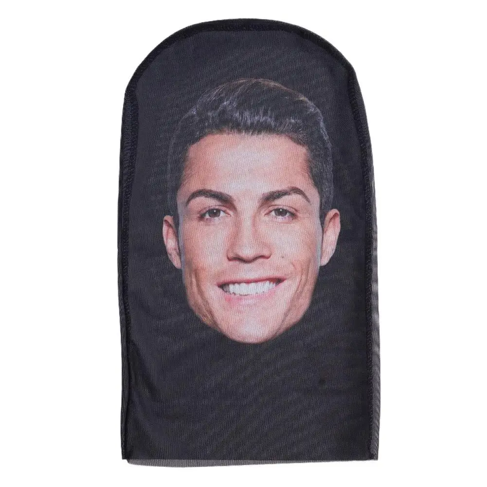 Balaclava Glowing Mask Full Face Celebrity Ball-game Star Simulation Kanye Shiesty Mesh for Men Party Cosplay