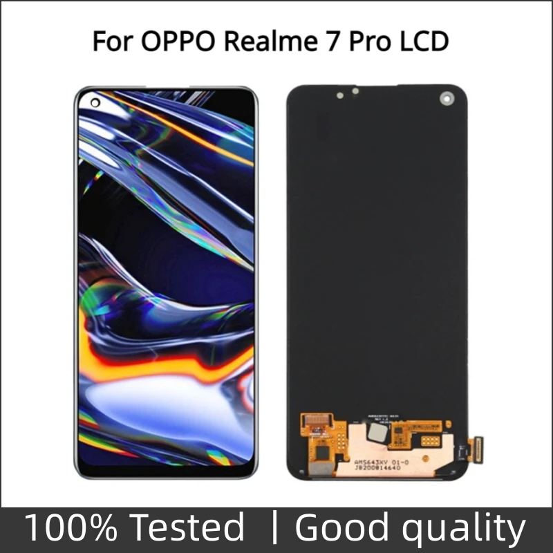 

Tested AMOLED Screen For OPPO Realme 7 Pro Lcd Display+Touch Screen Replacement Touch For Realme 7 Pro LCD RMX2170 LCD Display