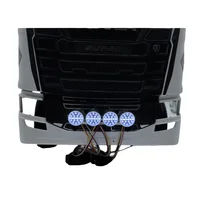 LED Air Intake Light for Tamiya 1/14 RC Truck Scania 770s 56375 56360 Tractor Trailer Front Bumper Lamp Degree LESU DIY Parts 1