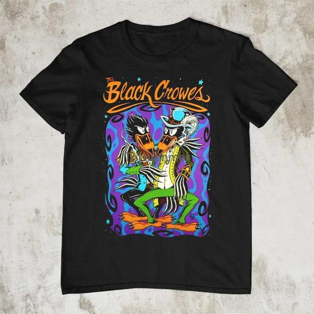 

Vintage Blacks Crowes Band For Fans Cotton Black All Size Unisex Shirt Aa1414