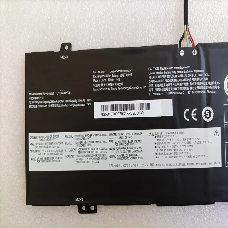Bateria para Lenovo Ideapad L18c4pf3 C340 S540 Flex 14api 14iml14iwl 81n4 81rl 81n6 81nd 81nh 81qx 81sq 81ss 81g 81xp - Imagem 5