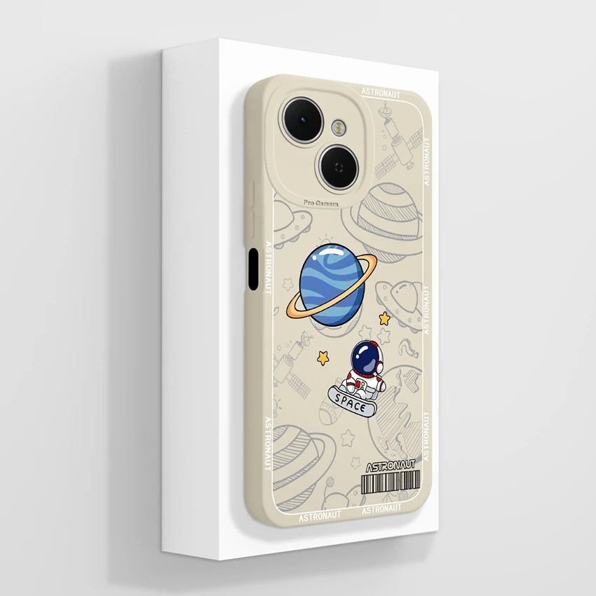 Cute Rabbit Shockproof Silicone Phone Case - Tecno Spark 40C