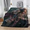 Game Black Myth Wukong Printed Blanket Picnic Blankets Warm Blanket Soft and Comfortable Blanket Home Travel Birthday Gift 6