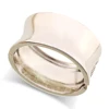 KAYMEN Round Metal Brushed Golden Fashion Bangle for Women Girls Simple Style Statement Bangle Jewelry Gifts Wholesale In Stock 6
