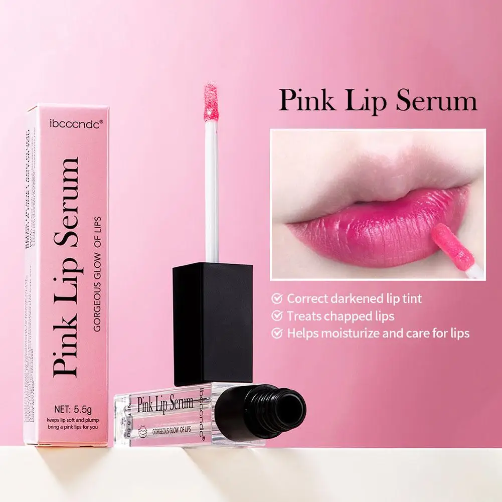 Moisturizing Lip Gloss Lightening Dark Lips Darkness Remover Pink Lip Serum Balm Plumping Gloss Moisturize Skin Repair Lip Care 2