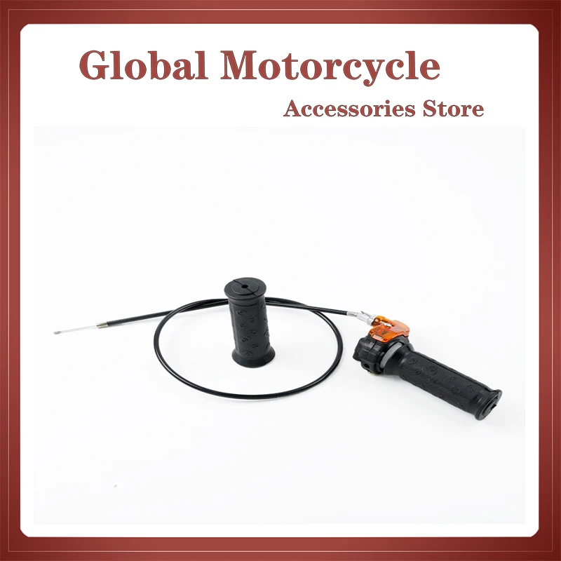 Twist Throttle Accelerator 3 Stage Grip + Cable For Mini Motor 47Cc 49Cc Mini Dirt Bike Quad Pocket