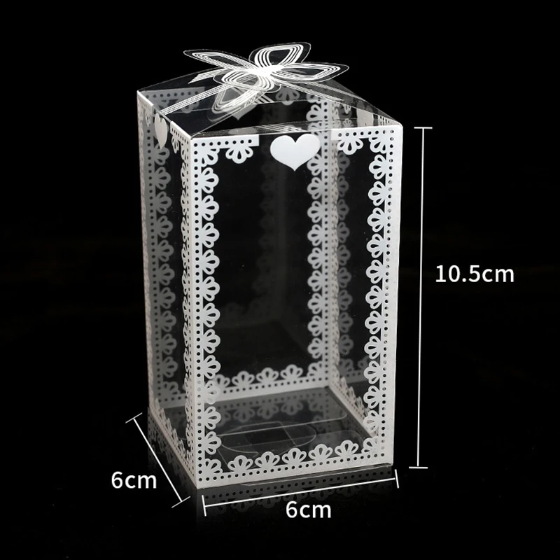 Transparente PVC-Verpackungsbox für Geburtstag, Hochzeit, Valentinstag, Schokolade, Kuchen, Geschenkboxen, Geburtstagsparty-Zubehör, 10/20 Stück – Detail 10