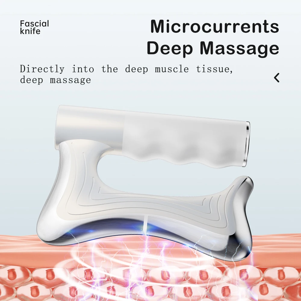 Electric Fascia Knife Muscle Relaxation Microcurrent Medical Scraper Massager Muscle Scraper Tool fascia knife massager