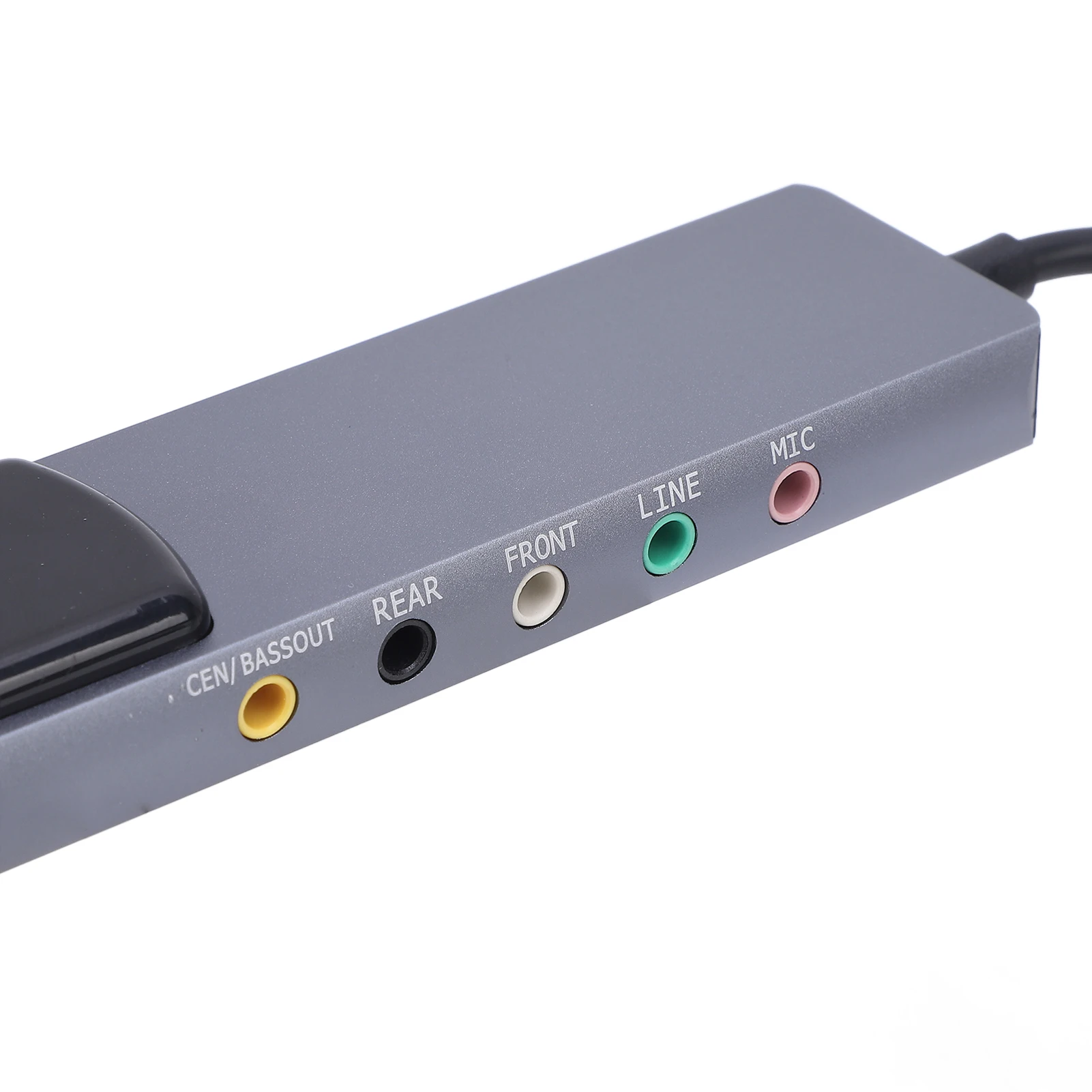 Simyoung Virtual 7.1 Channel USB External Sound Card Audio Adapter With Headphone Output And Microphone Input