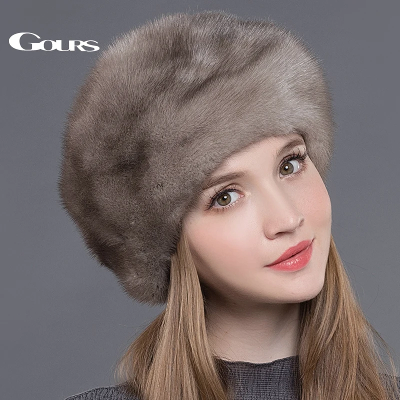 Fur Hats Whole Real Mink Fur Hats Thick 