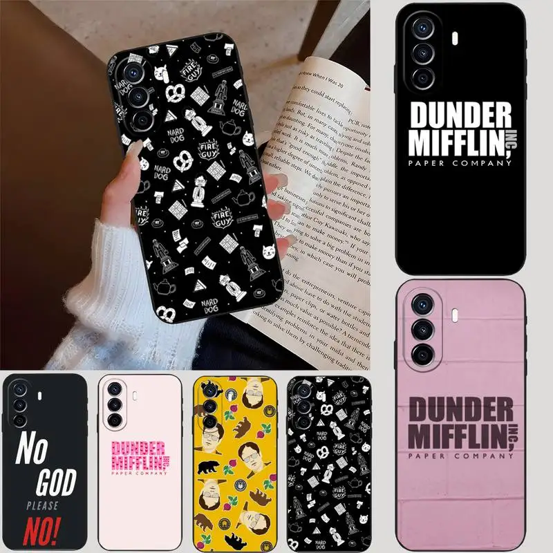 The Office Dunder Custodia Per Telefono Mifflin Per Huawei P50Pro P40 P20 P30 P10 Plus Lite Pro Y5 Y6 Y7 Y8 Psmart 2019 2020 Funda