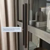 Curio Cabinet, Tall Glass Display Cabinet with Adjustable Shelves for Living Room, Trophy Display Case 6