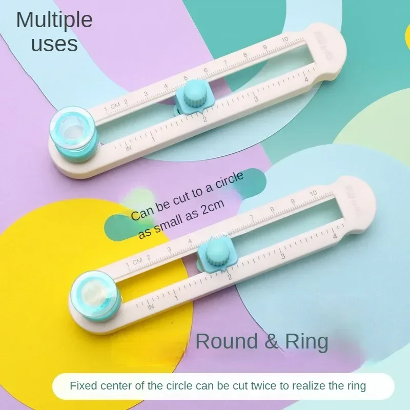 Paper Cutter Circular Cutter 1Pcs Circle Cutter Circular Paper Cutter Paper Knife DIY Handmade Compass Knife Cutting Edge Artifact Cutting round