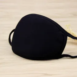Unisex Black Reusable Cotton Face Mask - Dustproof, Washable, Stylish Mask (1)