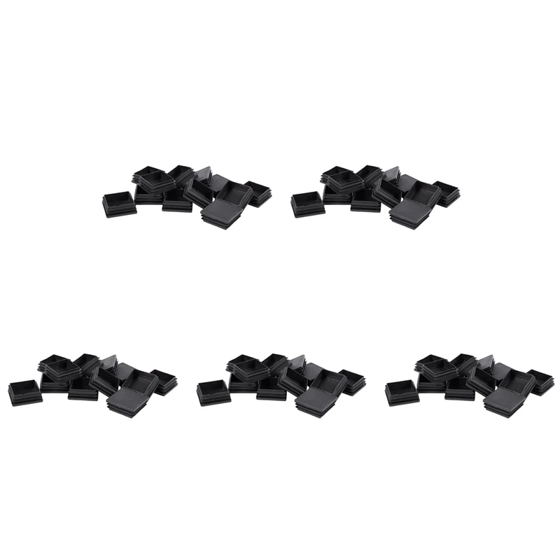 

50Mm X 50Mm Plastic Square End Blind Plugs Cap Pipe Inserts 60Pcs