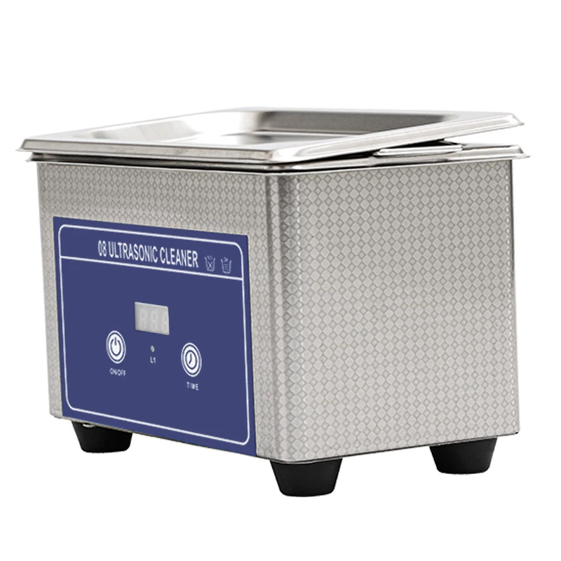800ml Household Digital Ultrasonic Cleaner 35W Stainless Steel Bath