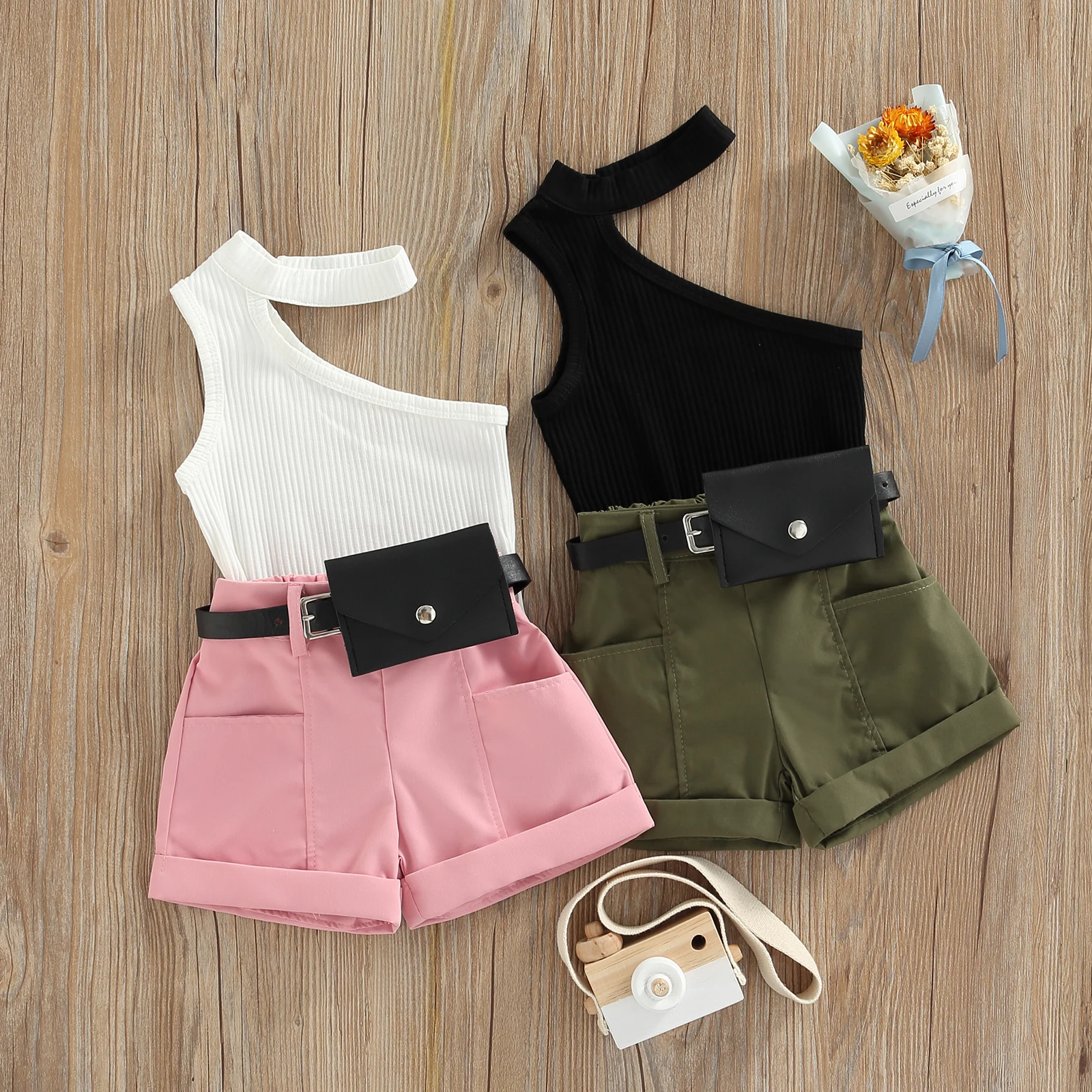 Boys and Girls Drop Shoulder T-shirt Set Summer Friendly | Legacy Boutiques Dhaka