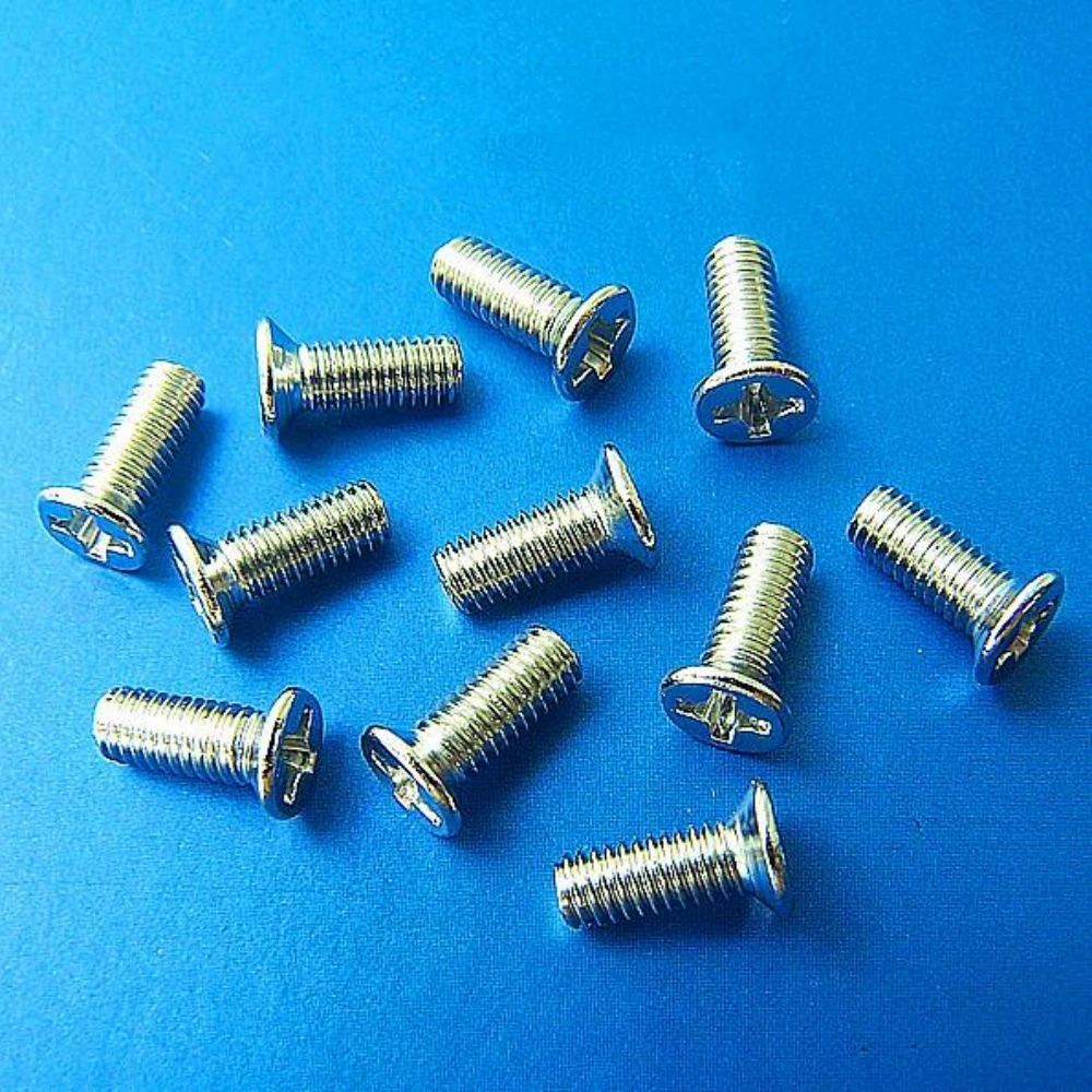 

KM1.2 M1.4 M1.7 M2 M2.5 M3 *2 3 4 5 6 7 8 10 12mm silver or black flat head cross phillips machine teeth screws