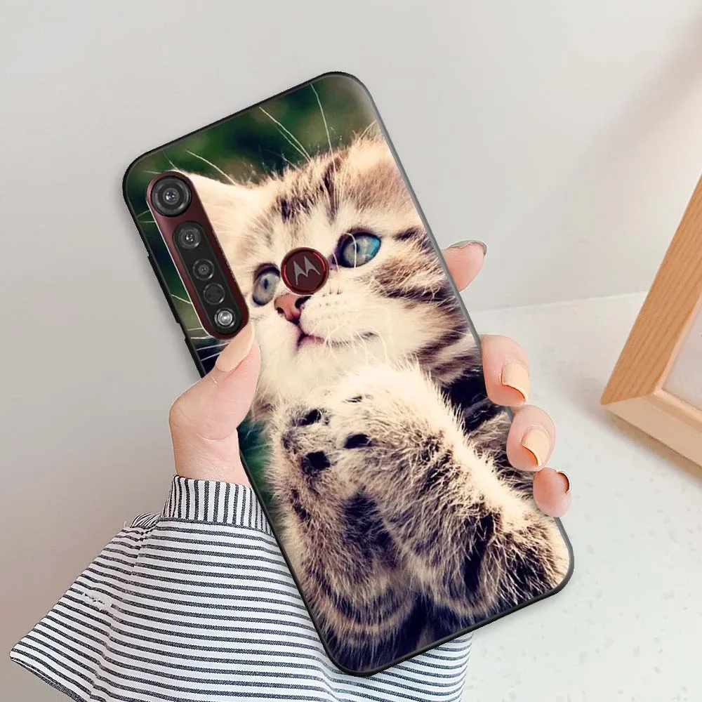 Sleek Matte Silicone Protective Case - Fashion TPU Back Cover for Motorola Moto G8 Plus, G8 Play & G8 Power