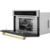 ZLINE Autograph Edition 30” 1.6 cu ft. Built-in Convection Microwave Oven in Stainless Steel and Gold Accents 4