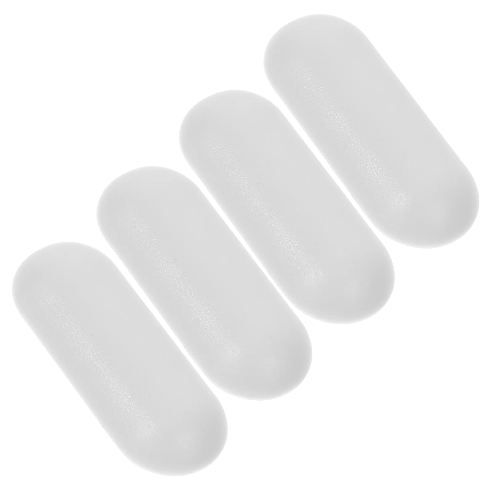 4 Pcs Bidet Toilet Seat Gasket Bumpers for Seats Pads Replacement Kit Cushioning Light Grey Lid