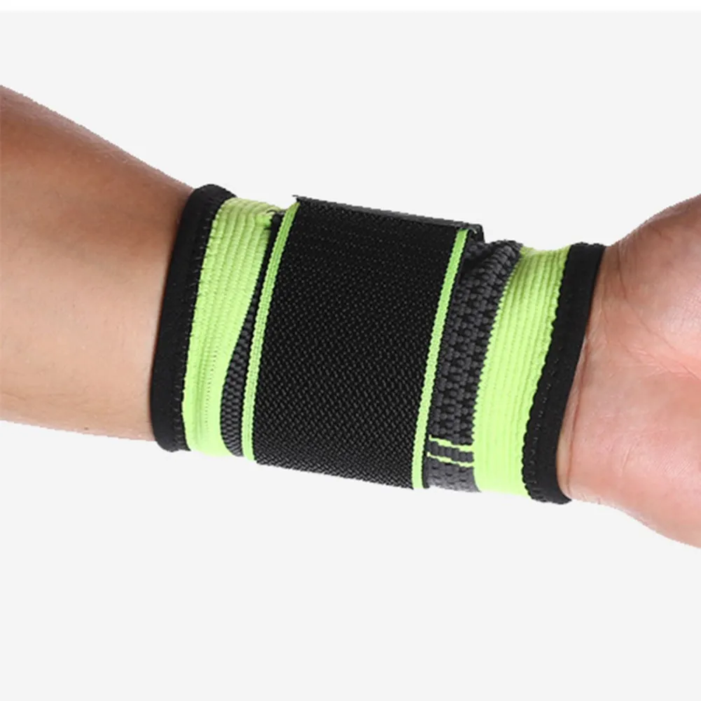 

Strap Adjustable Knitted Nylon Wrist Guard Hand Sweat Absorbing Comfortable Breathable Wristbrace