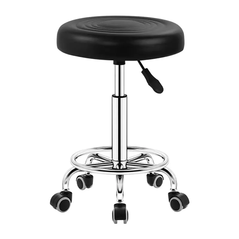 

Barber Kitchen Accent Bar Chairs Dining Office Metal Adjustable Counter Bar Chairs Nordic Modern Swivel Silla Furniture YN50BC