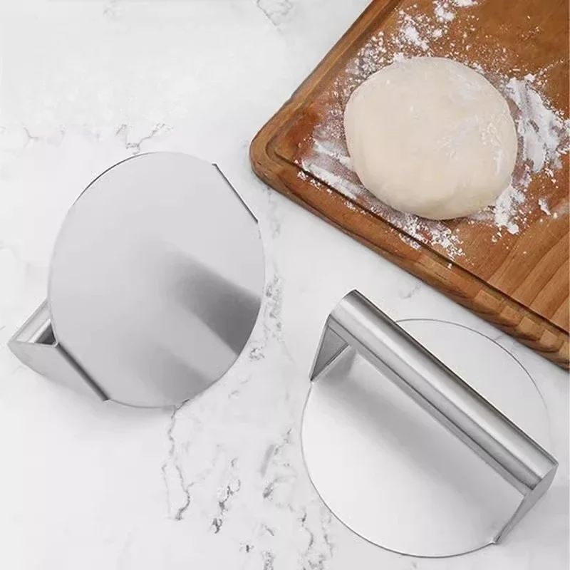 Stainless Steel Smash Burger Press Hamburger Patties Meat Masher Circular Meat Press Mold for Deli Meats Kitchen Accessories