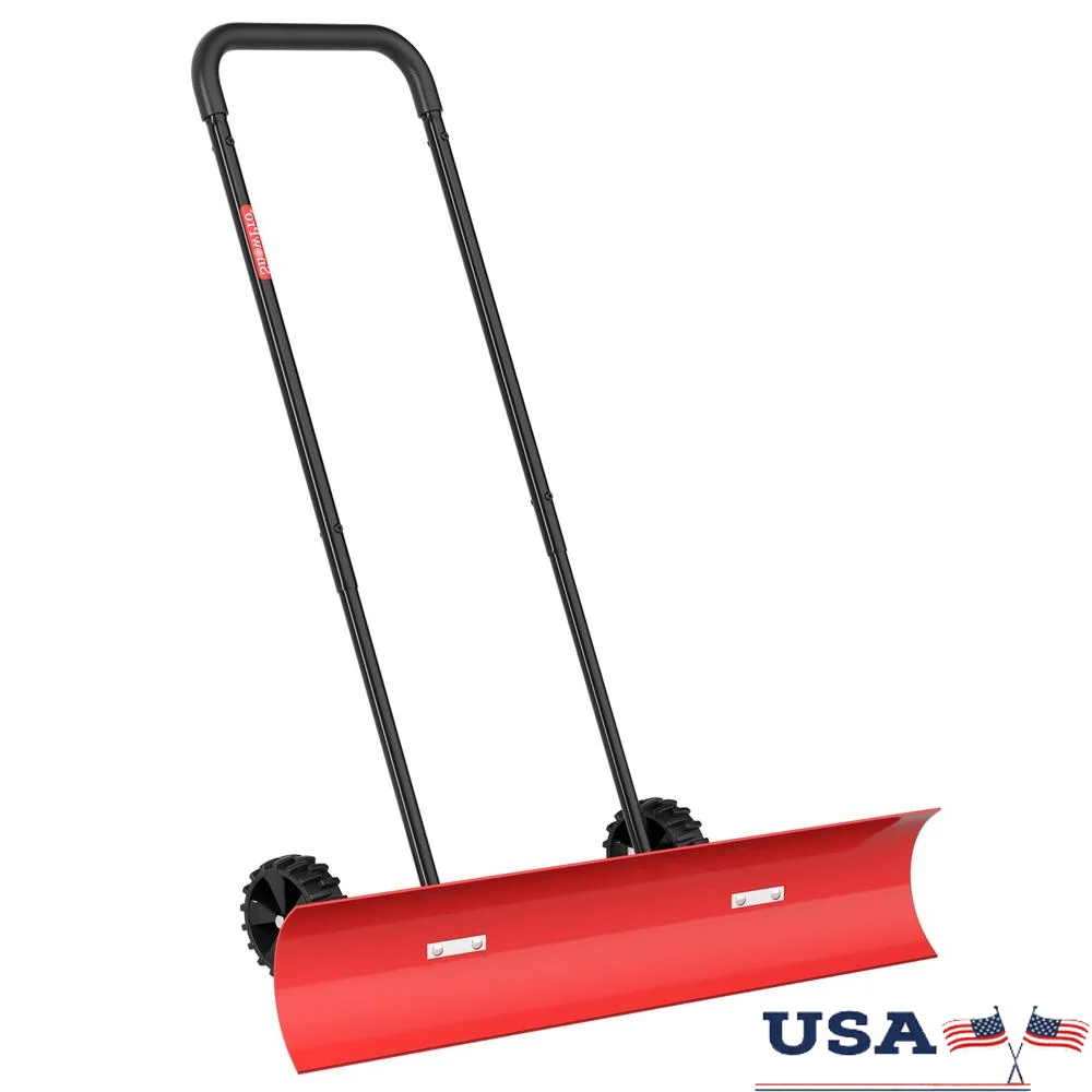 38" Wheeled Snow Shovel with Bi-Directional Blade 1