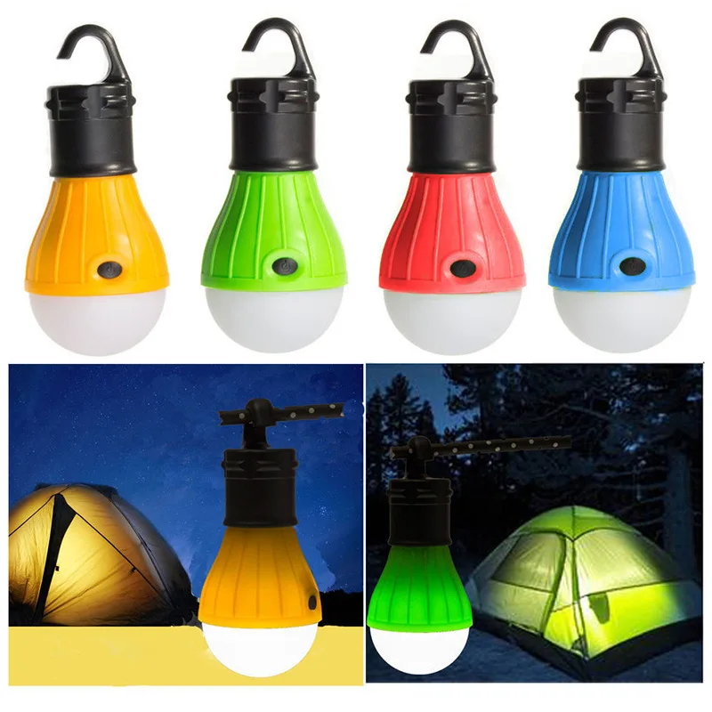 

Mini Camping Lantern Portable Outdoor Waterproof Emergency Lamp Hanging LED Night Tent Light Use 3AAA Battery for Hiking Fishing