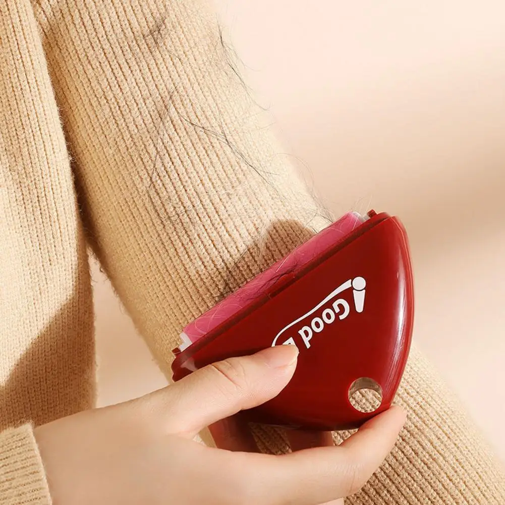 Sticky Lint Roller Clothes Lint Remover Remover with Cover Portable Washable Sticky Roller for Pet Hair Fur Removal Hanging
