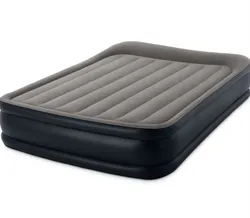 Colchones inflables de doble línea para interior y exterior, cama doble con almohadas integradas, modelos superventas