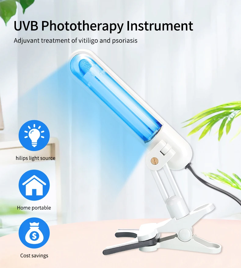 Original 311nm UVB Phototherapy For Vitiligo, Eczema, Psoriasis, UVB Lamp, Skin Problem Treatment Lamp 3