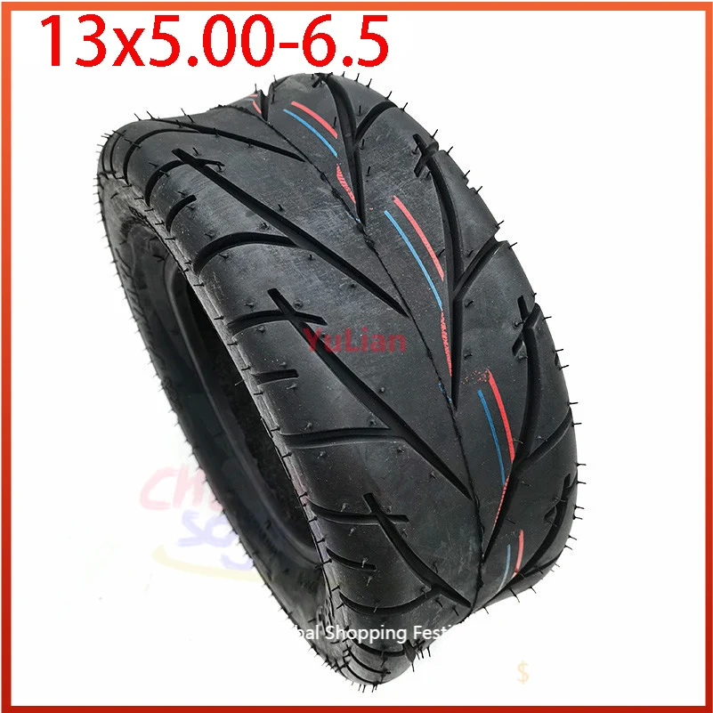 

13x5.00-6.5 Tubeless tyre Vacuum Tire for 13 Inch Motorcycle FLJ K6 Electric Scooter wheel Accessories