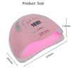 SUN X12 MAX 280W UV LED Nail Lamp With 4 Timer Setting 66LEDS Portable Nail Dryer Professional LED Lamp For Nails 6