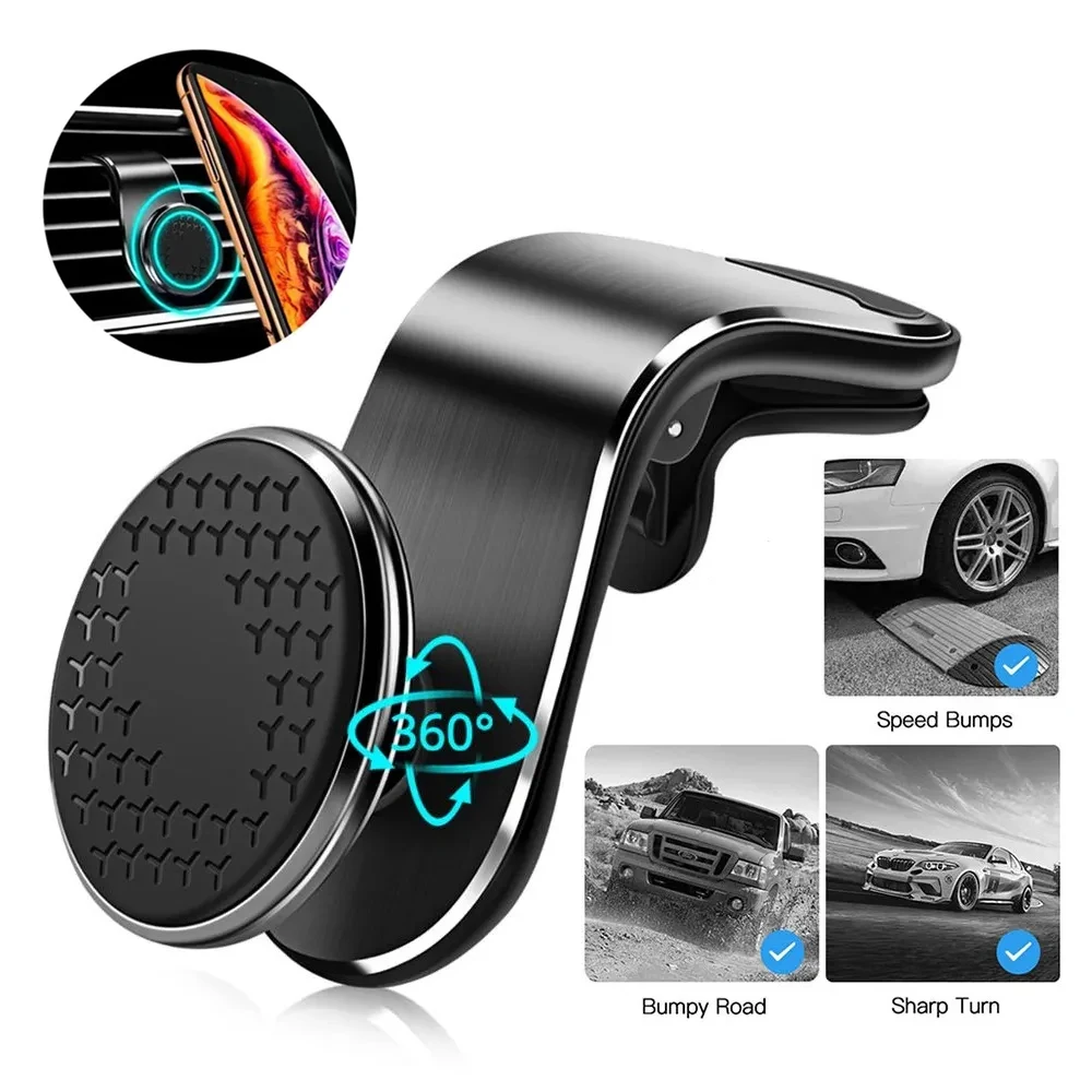 Magnetic-Phone-Mount-for-Car-Vent-Strong-Magnet-Cell-Phone-Holder-Car ...