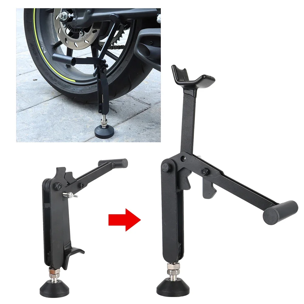 Cavalletto Per Moto Cavalletto Supporto Per Ruota Supporto Laterale Paddock Sollevatore A Braccio Oscillante Stabile Telaio Sollevatore Portatile Pit 