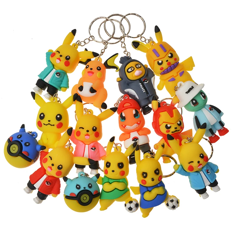 24 Stück/Set Pokemon Pikachu Blind Box Actionfigur Modellpuppe Schlüsselanhänger Anhänger Dekoratives Spielzeug für Kinder Weihnachtsgeschenk – Detail 5