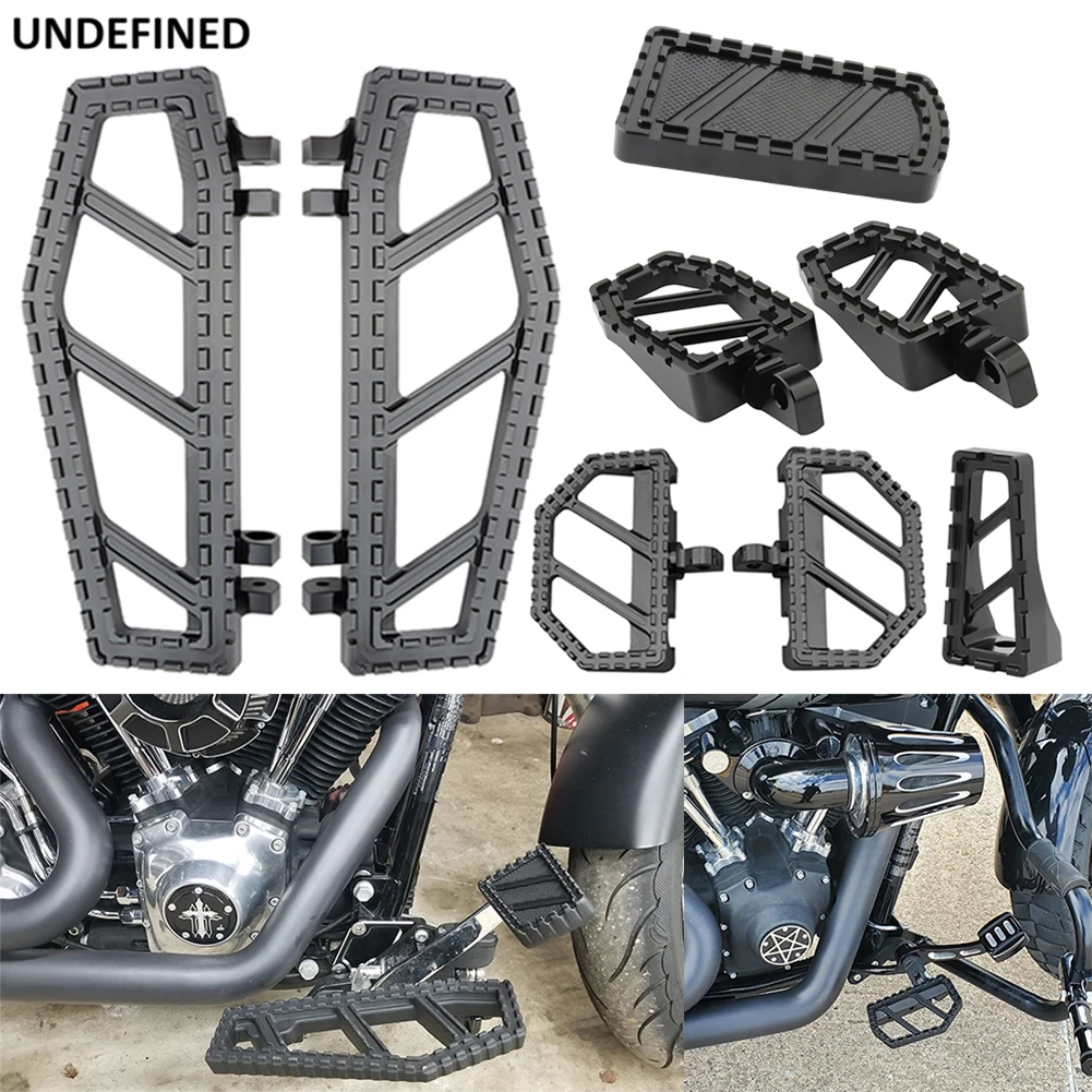 Motorcycle Floorboard Riot Foot Pegs Footrest Pedals Shifter Peg For