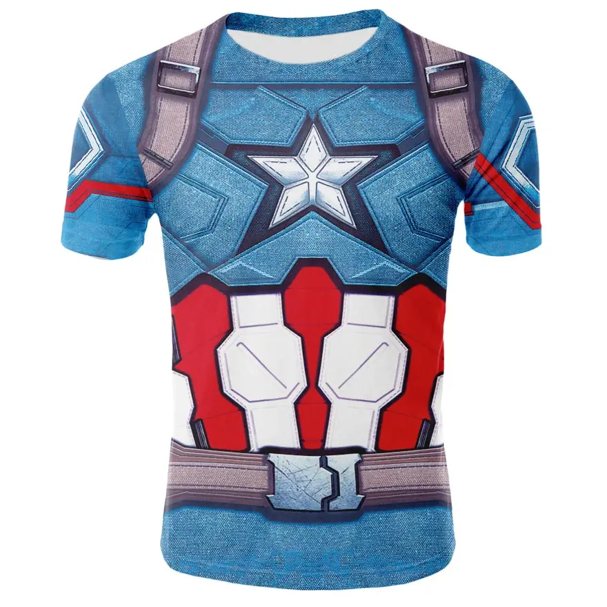 Men/Women New Fashion Marvel Collection Spiderman 3D Print Casual Street T Shirt Fitness Compression Raglan Sleeve |