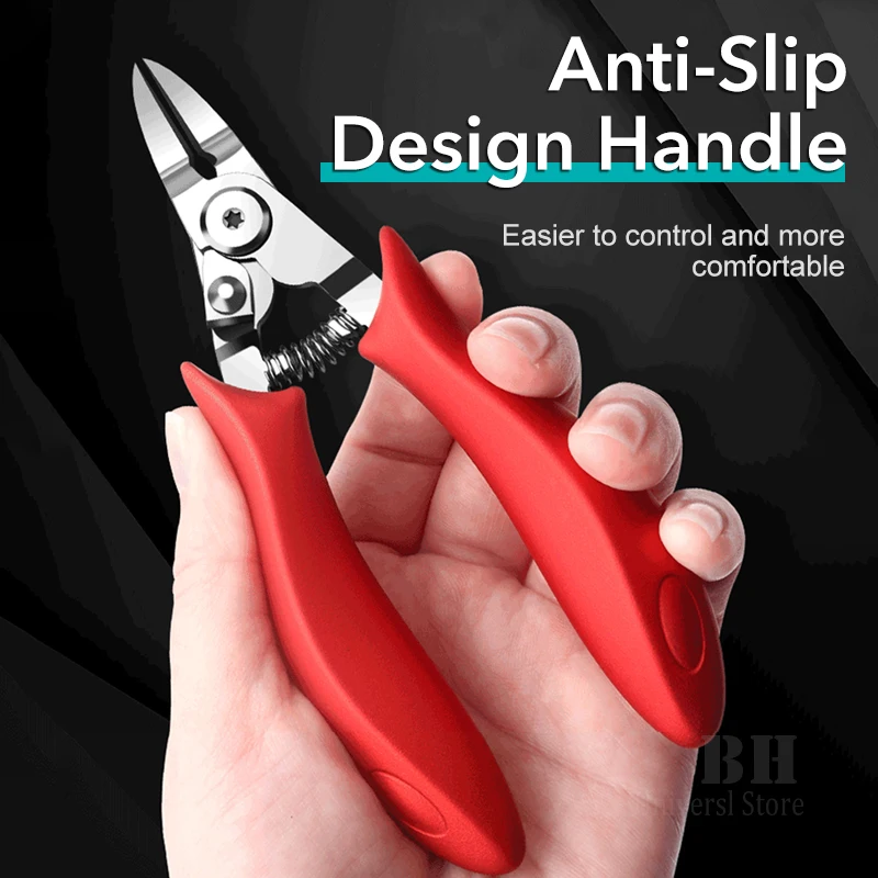 1Pcs Toenail Clippers for Thick Ingrown Toenails Large Handle Stainless Steel Nail Clipper Cutters Pedicure Tools 4