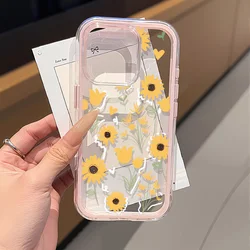 Sunflower 2 - in - 1 Phone Case with Enhanced Protection and Style - Galaxy S23 Ultra (NJ10 - Pink)
