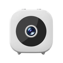 Rechargeable Wireless Smart Camera with WiFi and Motion Detection for Home and Office Security (White)