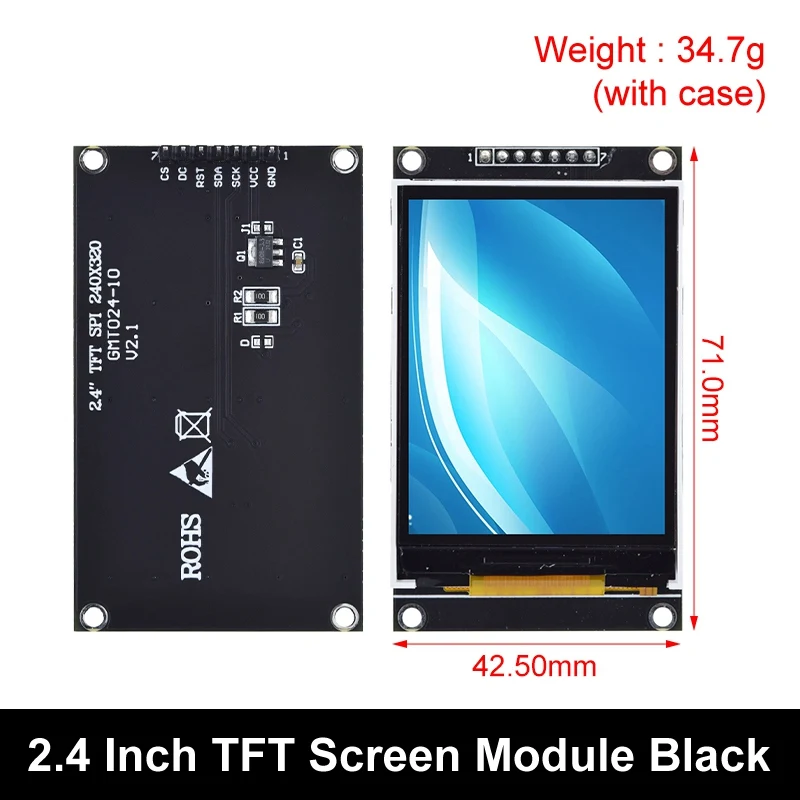 TZT 1.77/2.0/2.4/2.8 Inch TFT Color Screen LCD Display Module