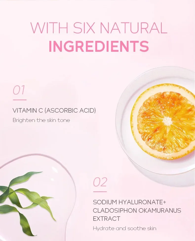 Vitamin C Facial Cleanser Skin Deep Cleansing Moisturizing Blackhead Removal skincare Face Wash Foam Face Cleanser Skin Care 4