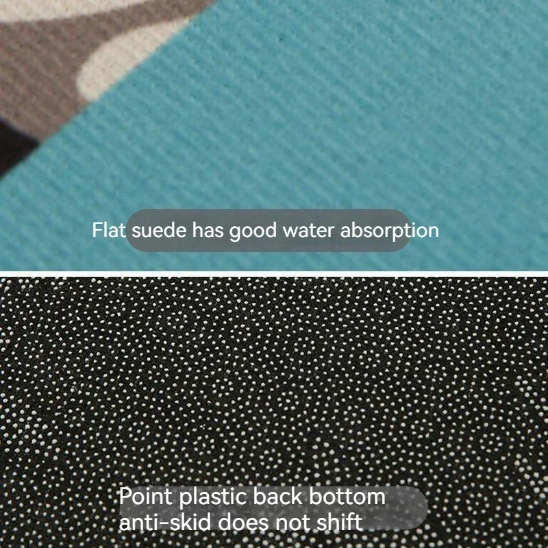 Floor Mat UNO Rug Doormat S-grade Rectangle Antislip For Bathroom Kitchen Bedroom Bedside