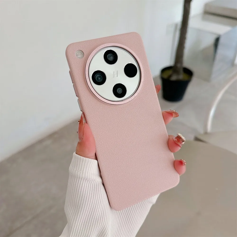 Lichee Pattern Matte Protective Back Cover - Full Cover Phone Shell